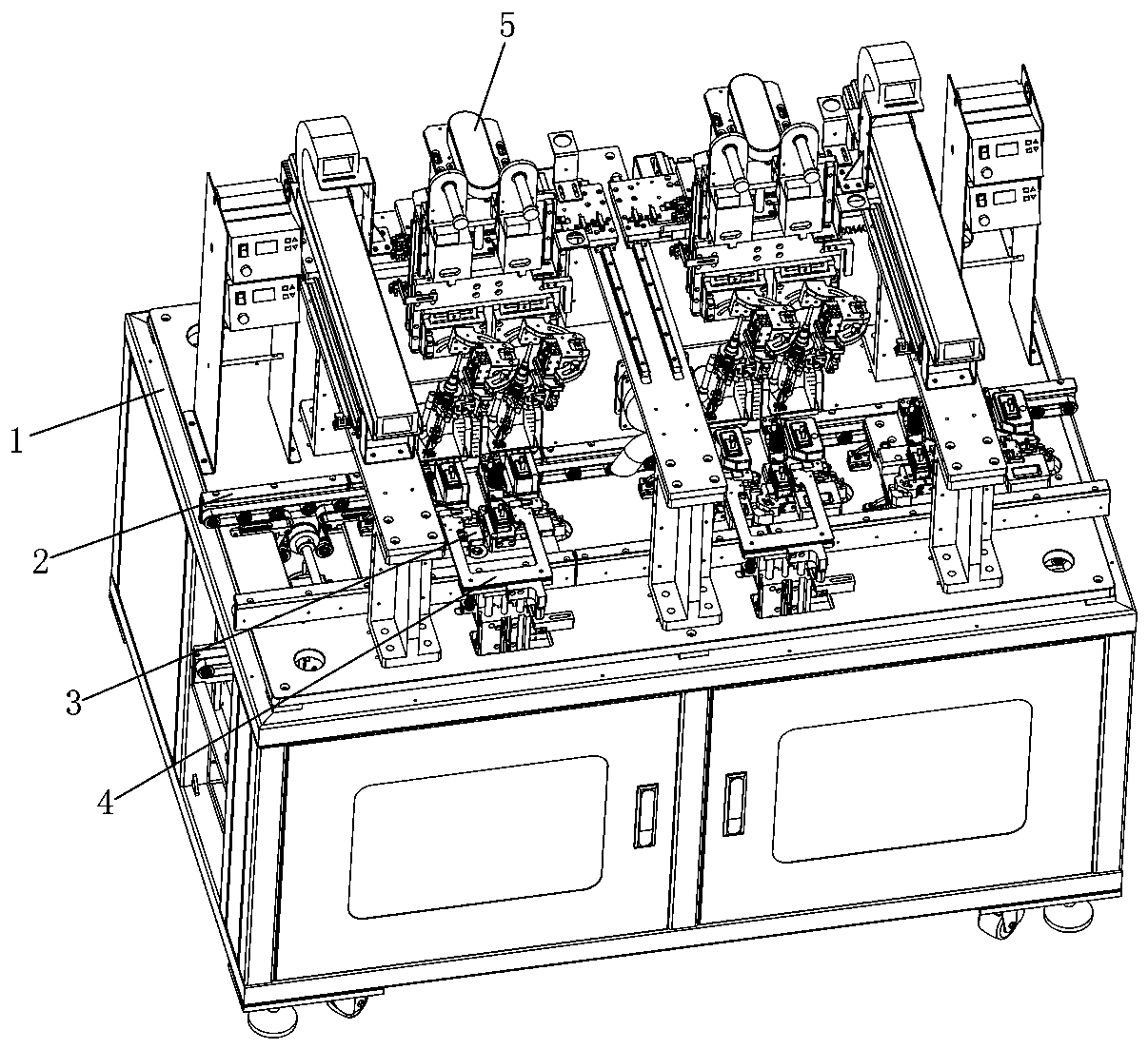 Automatic welder for DC wire of power supply