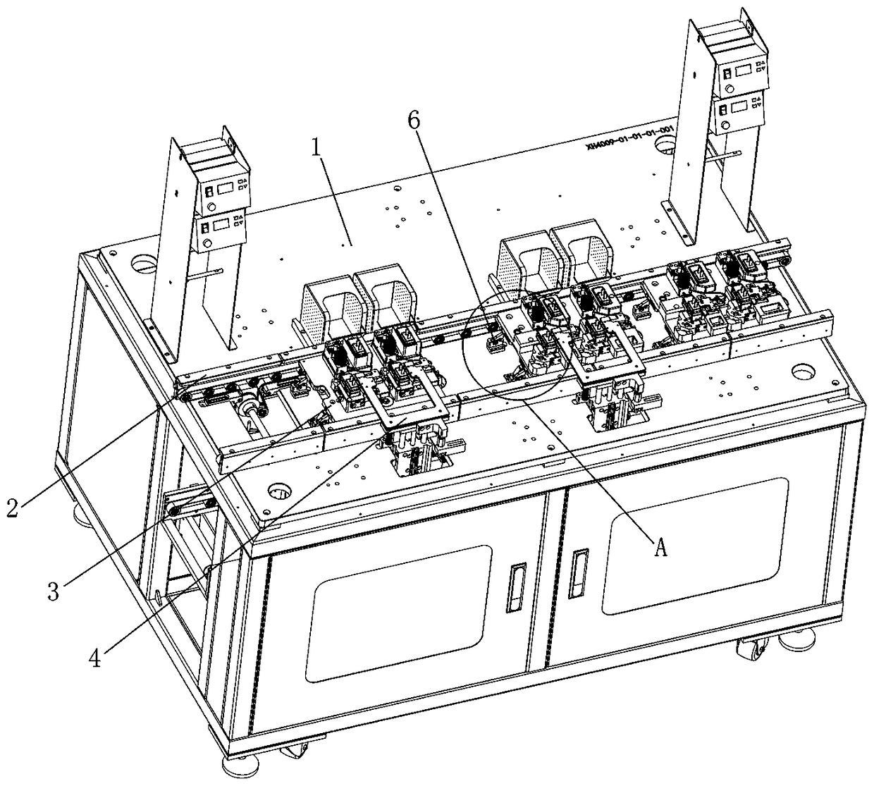 Automatic welder for DC wire of power supply