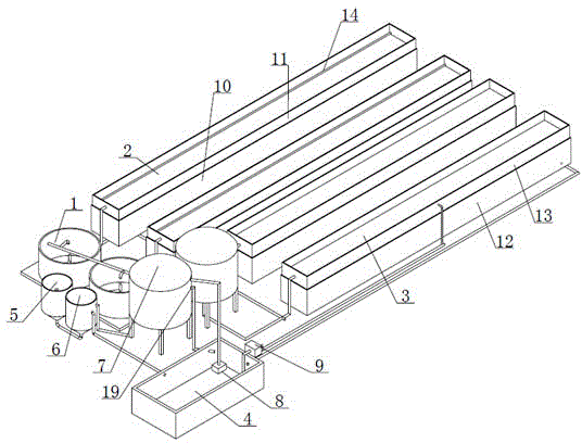 High-density fish and vegetable co-existing system