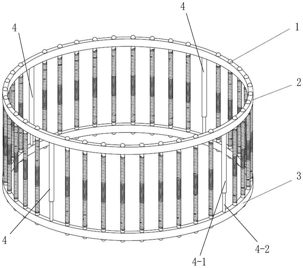 Framework type buffer device and setting method thereof