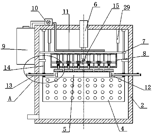 Device and method for conveniently cleaning and drying sheet metal parts