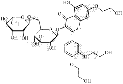 Preparation method of high-content troxerutin