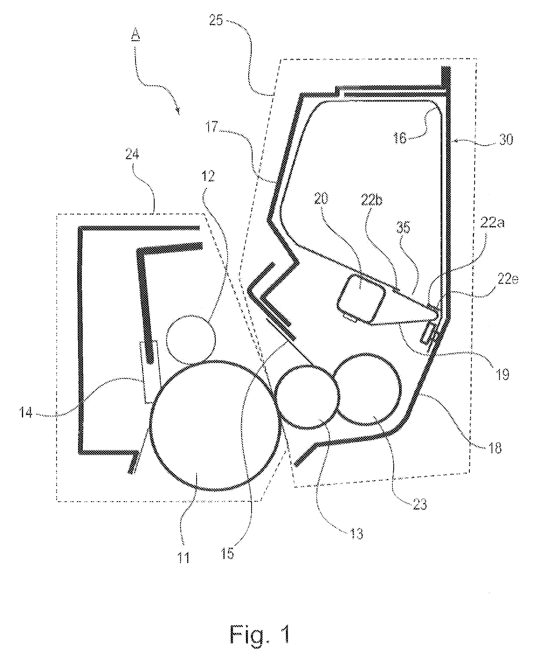 Developer accommodating unit, process cartridge and electrophotographic image forming apparatus