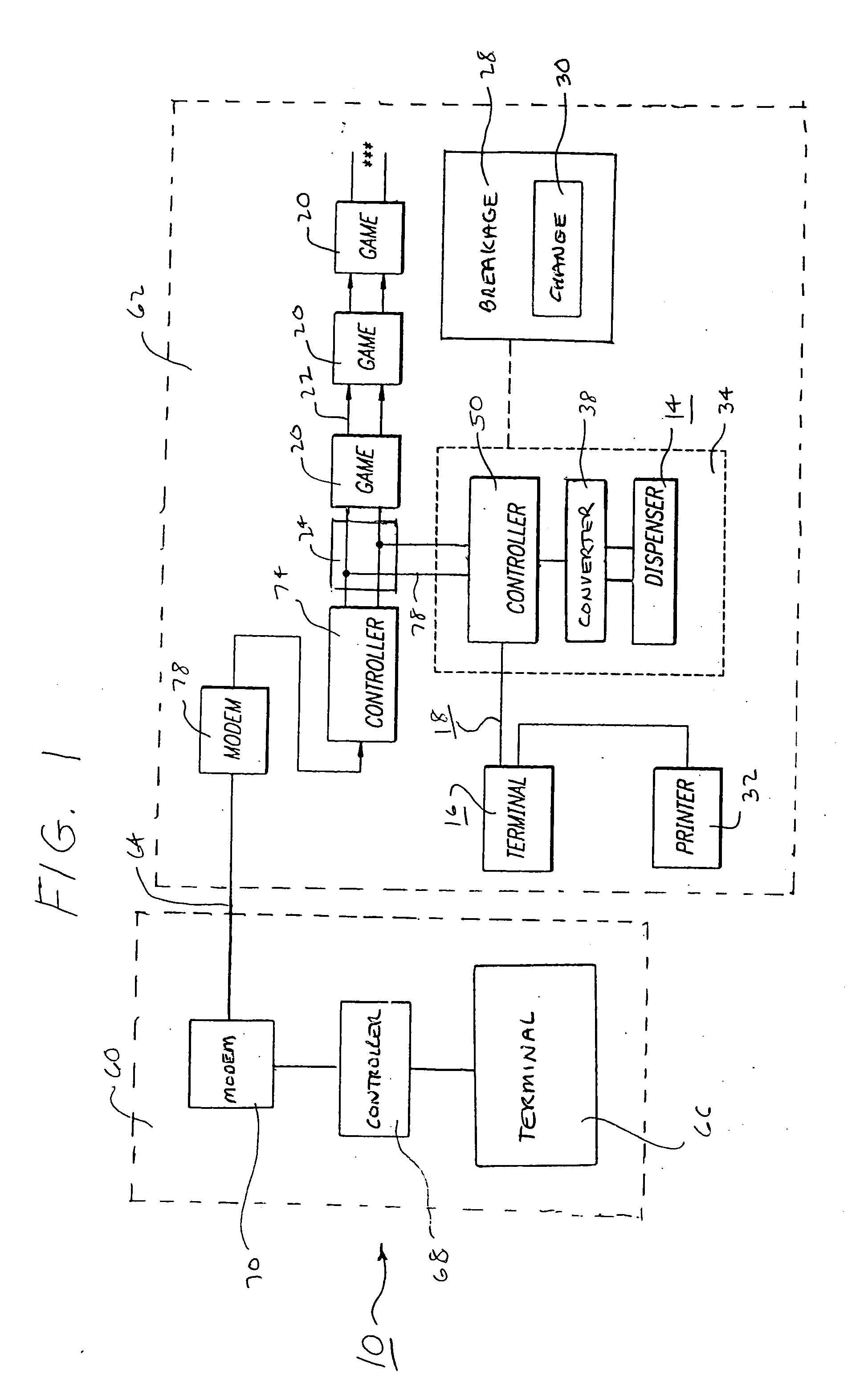 System and method for securely storing and controlling the dispensing of a payout