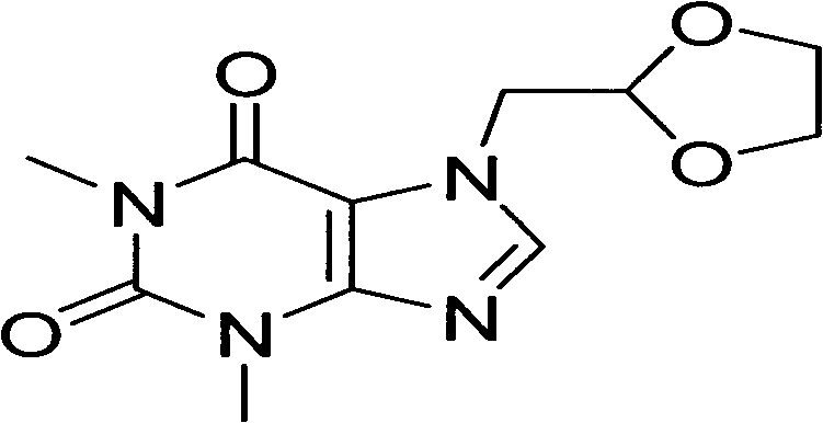 Bambutero hydrochloride and doxofylline-contained compound preparation and preparation method thereof