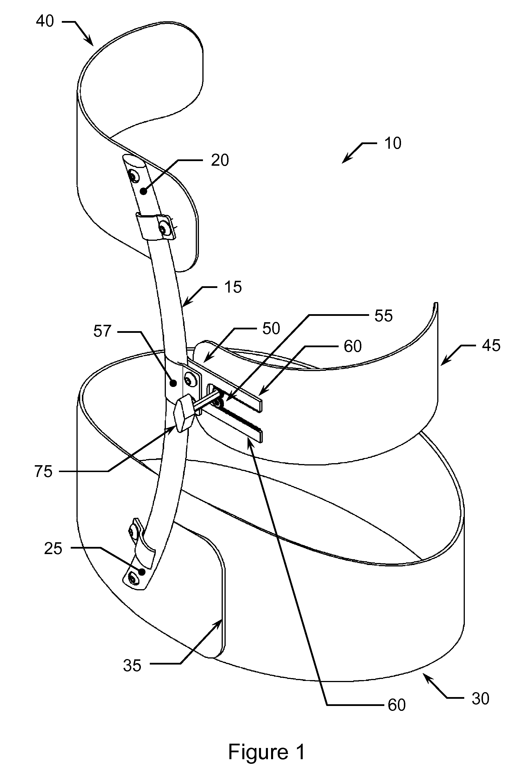 Method and apparatus for dynamic scoliosis orthosis