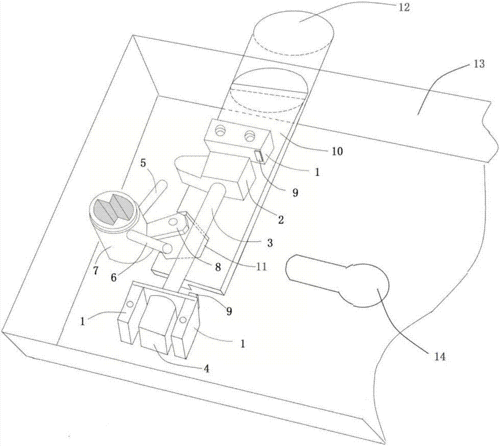 Room door self-prevention system and achieving method thereof