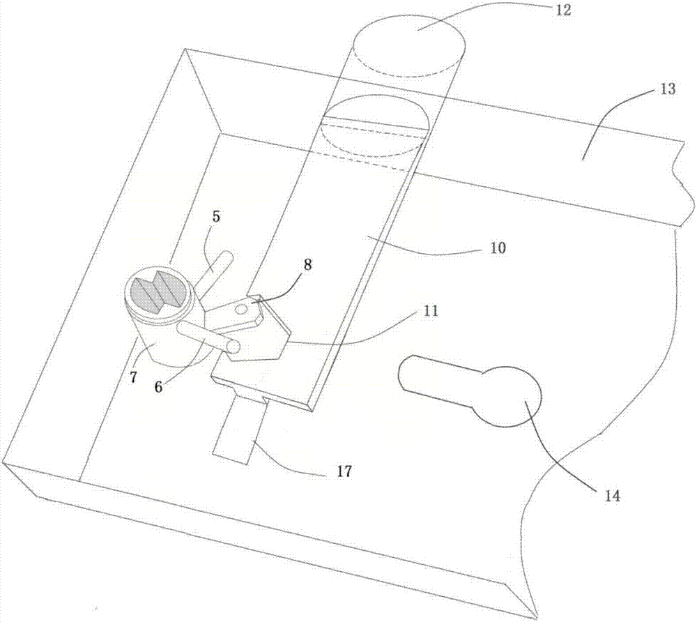 Room door self-prevention system and achieving method thereof