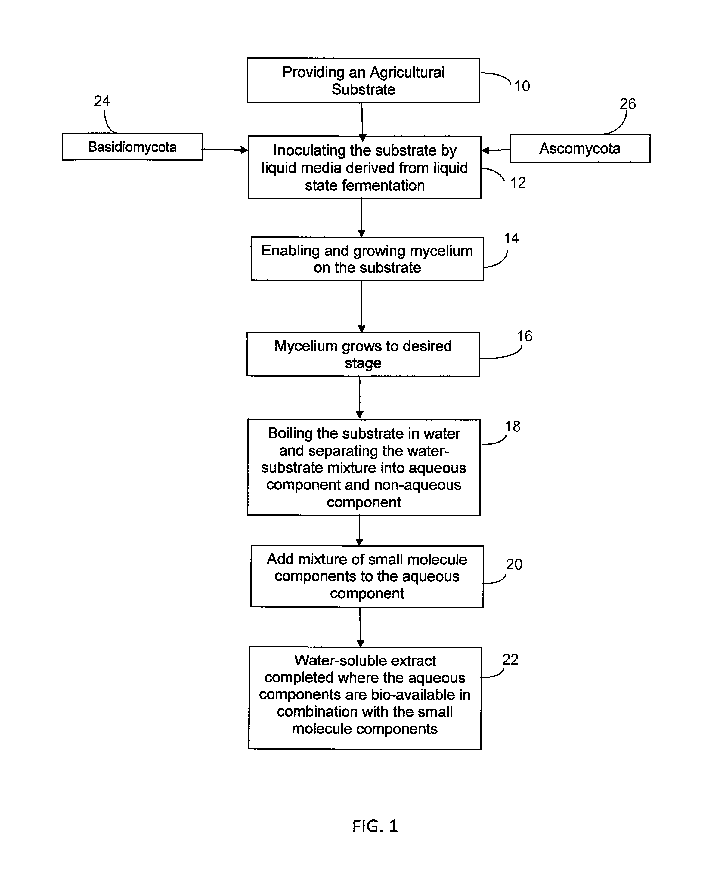 Method for myceliating coffee