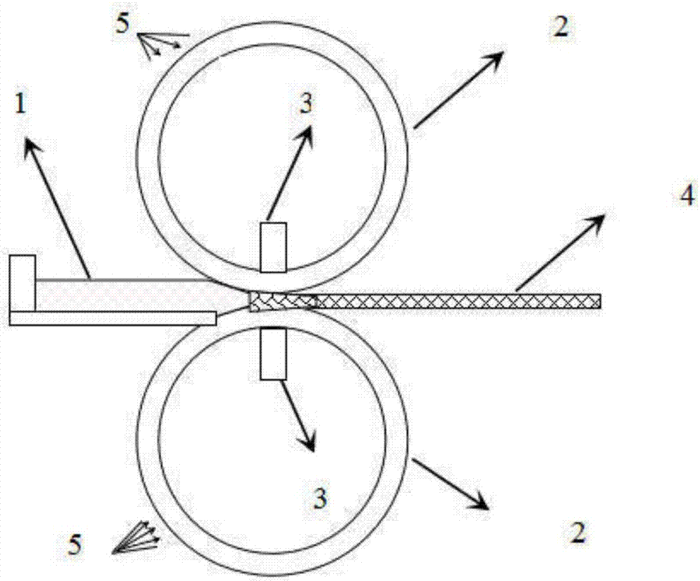 A kind of magnesium alloy slab ultrasonic casting and rolling method