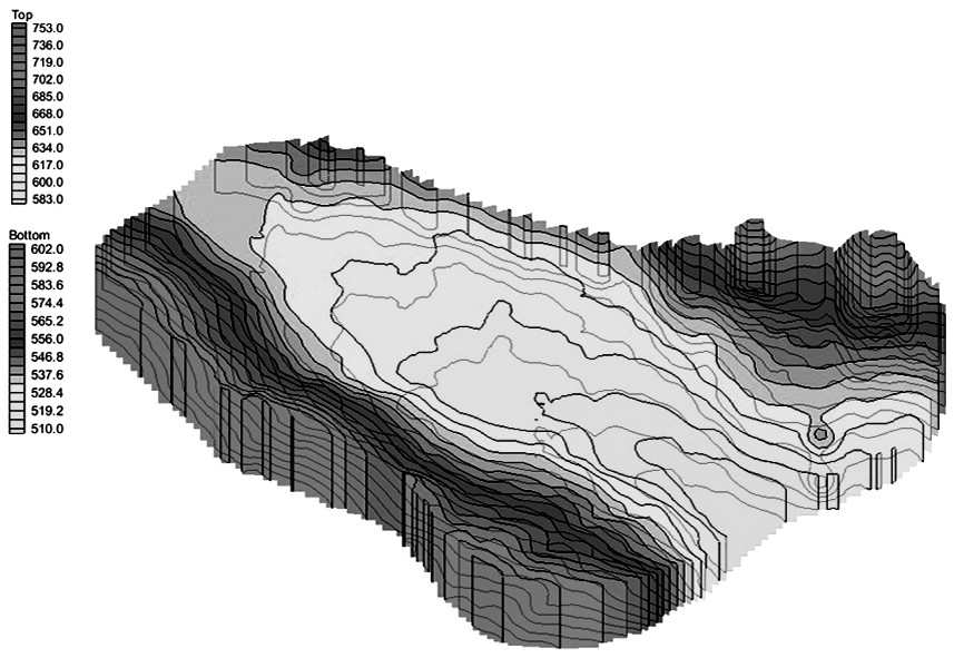 Groundwater pollution source space comprehensive recognition method applying numerical simulation