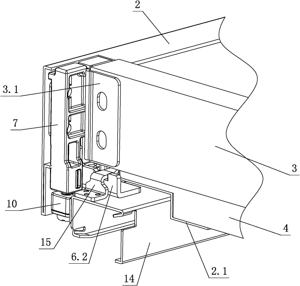 Adjustable mechanism for drawer main body and furniture main body