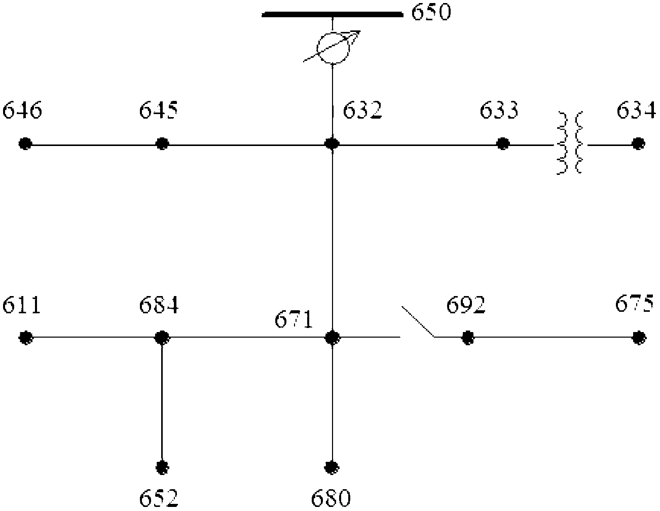 Method of three-phase unbalance load flow calculation based on complex affine mathematical theory