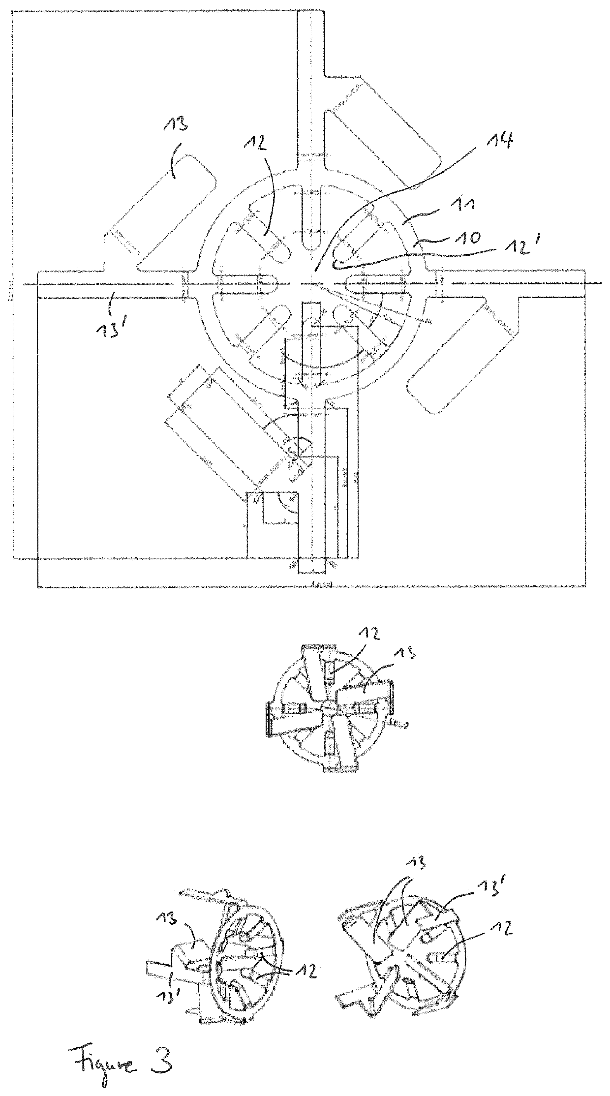 Quartz sleeve support for a UV-lamp