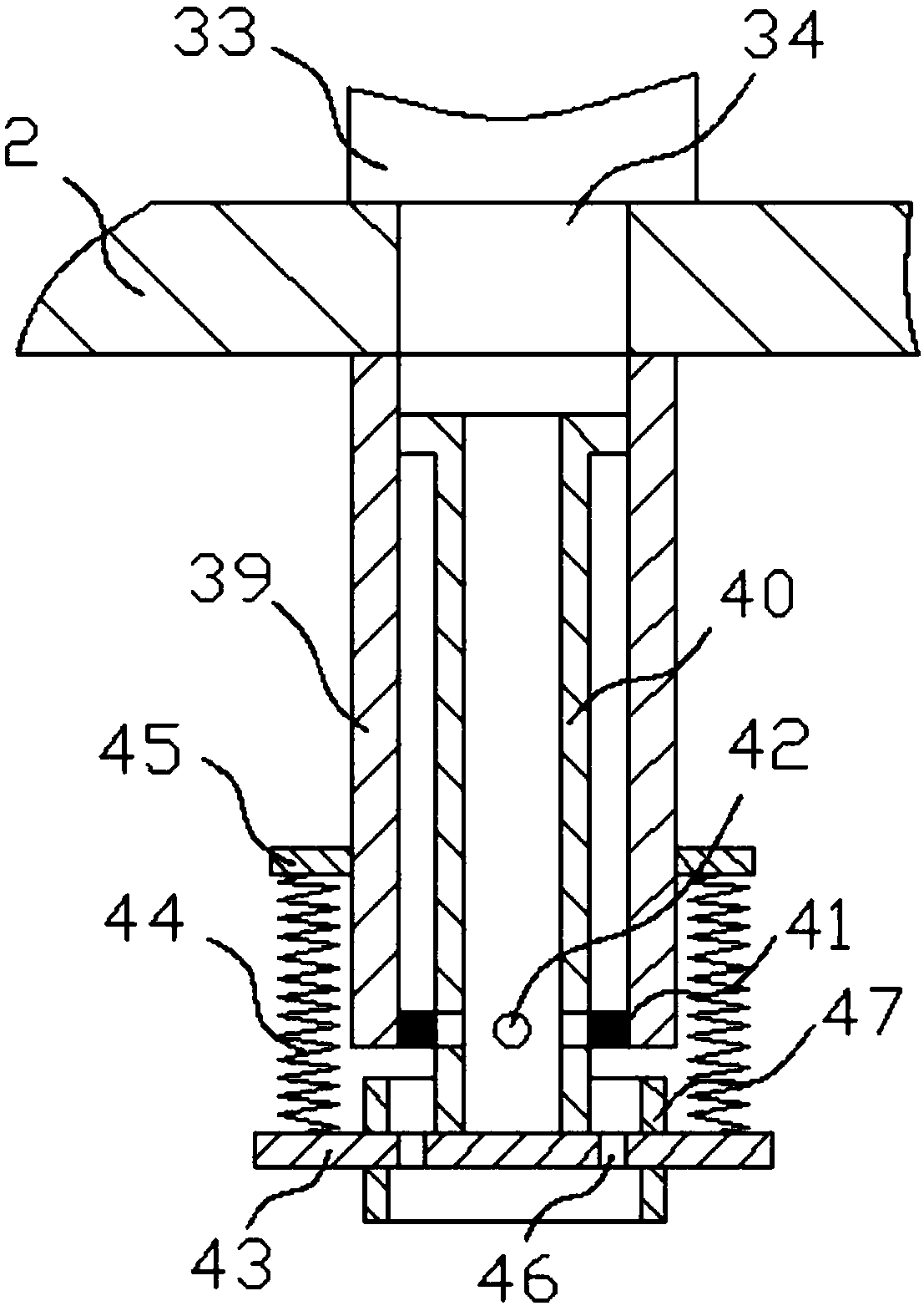 Molten salt electrolysis device for preparing mixed metal powder