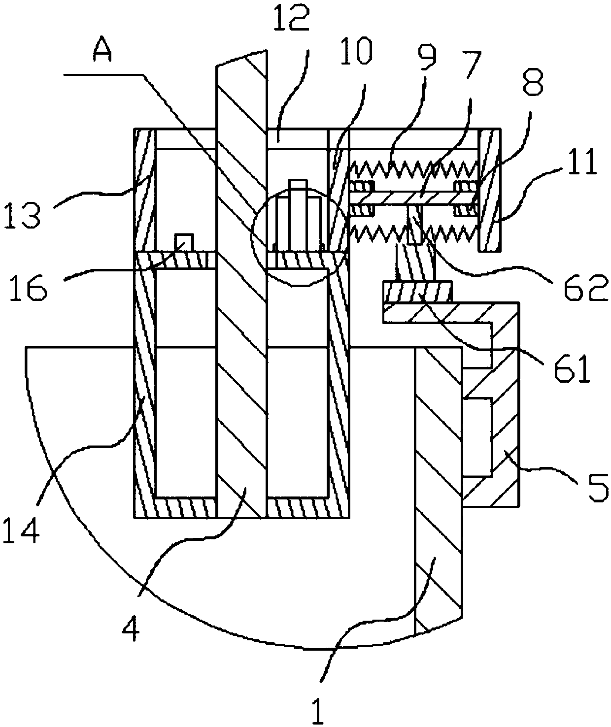 Molten salt electrolysis device for preparing mixed metal powder