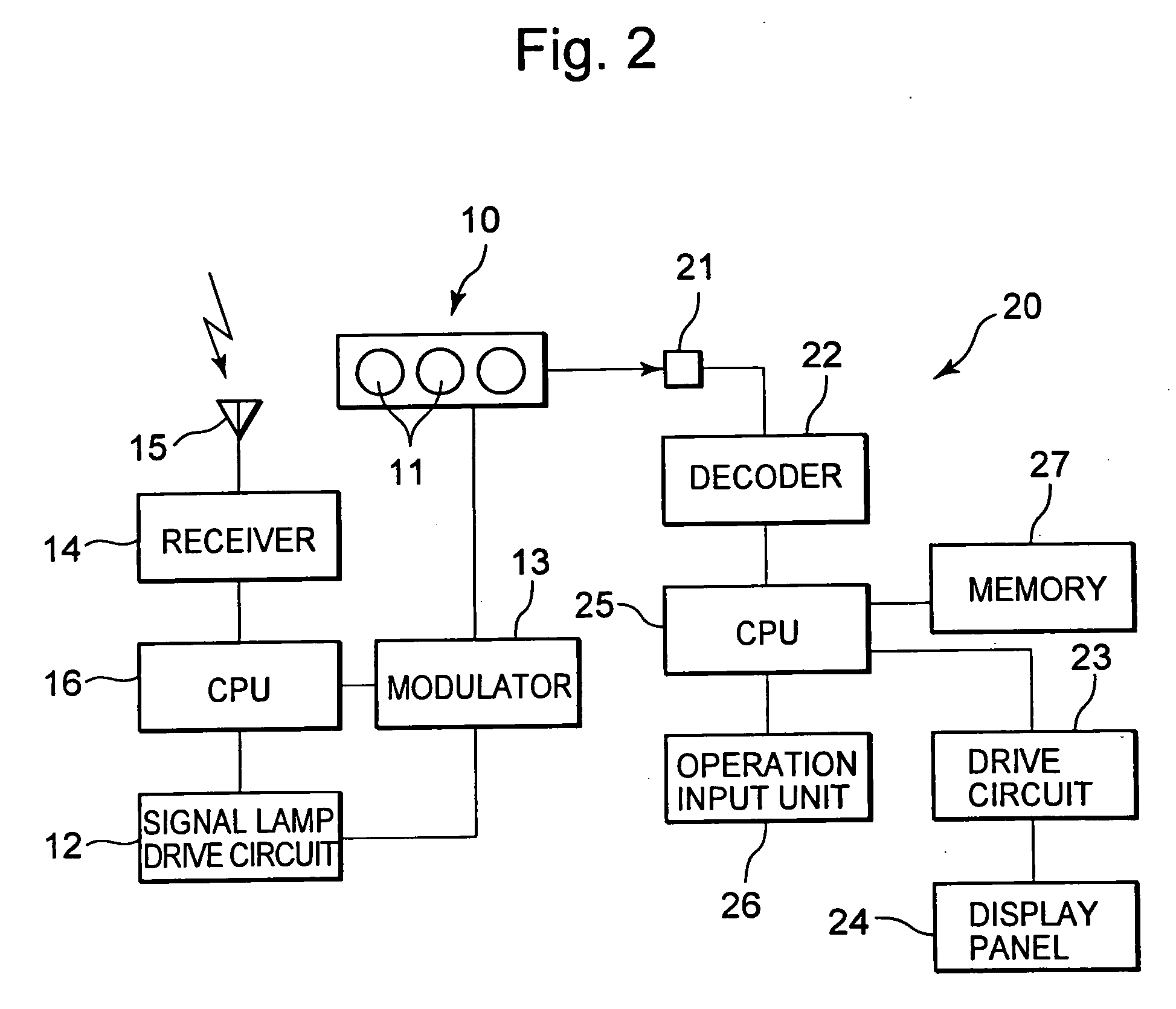 Communication system for vehicle, vehicle, and communication device for vehicle