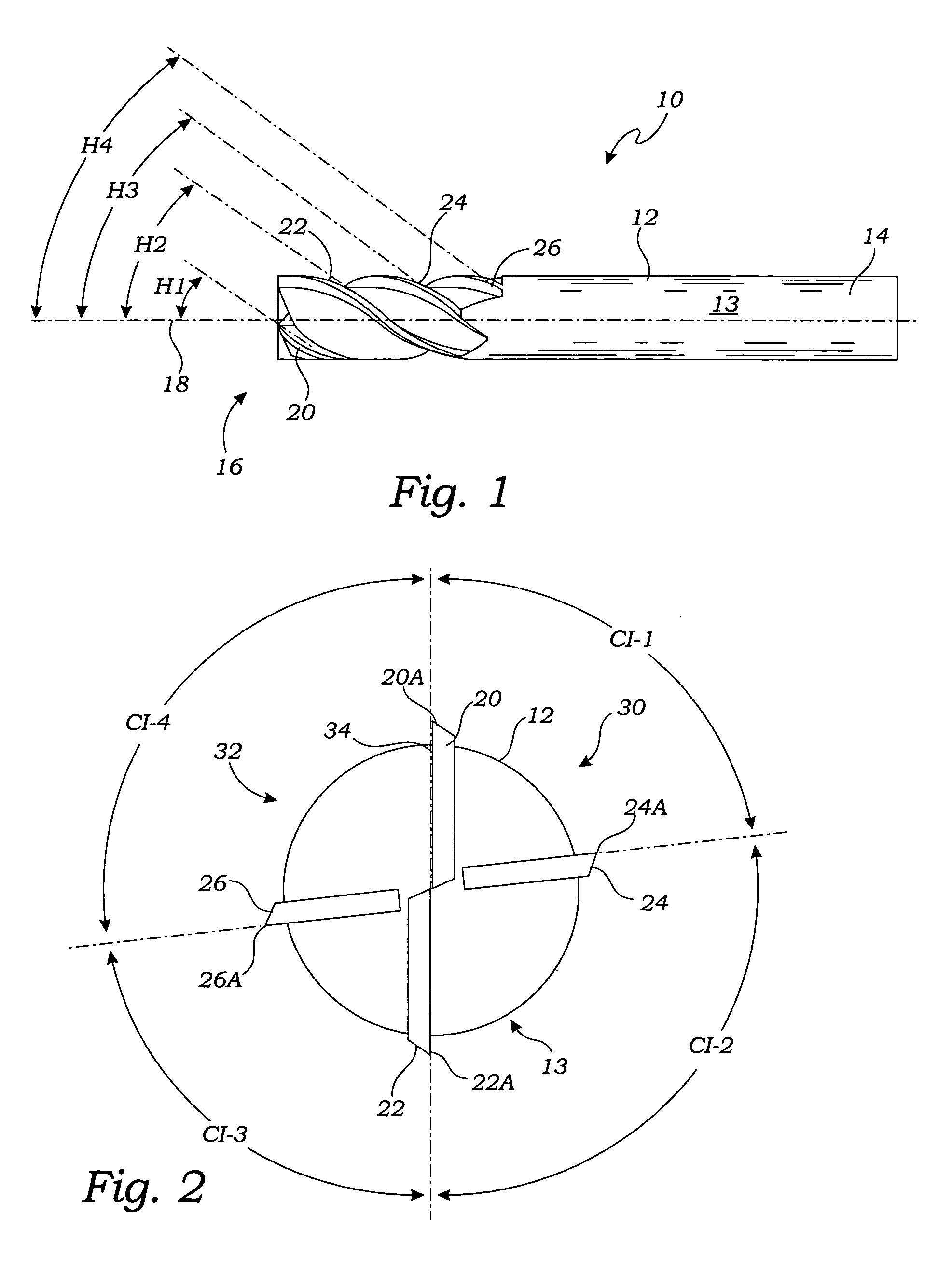 Variable helix rotary cutting tool