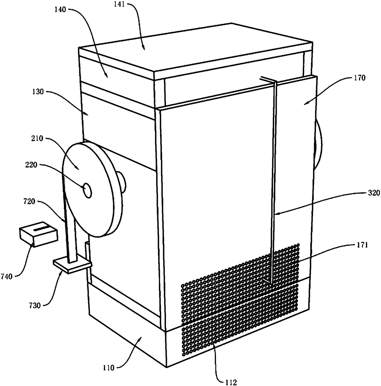 Experimental device for testing disturbance-relaxation effect of rocks