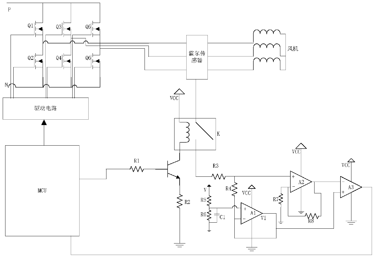 Upwind rotating speed detection and soft start control method and system for air conditioner fan