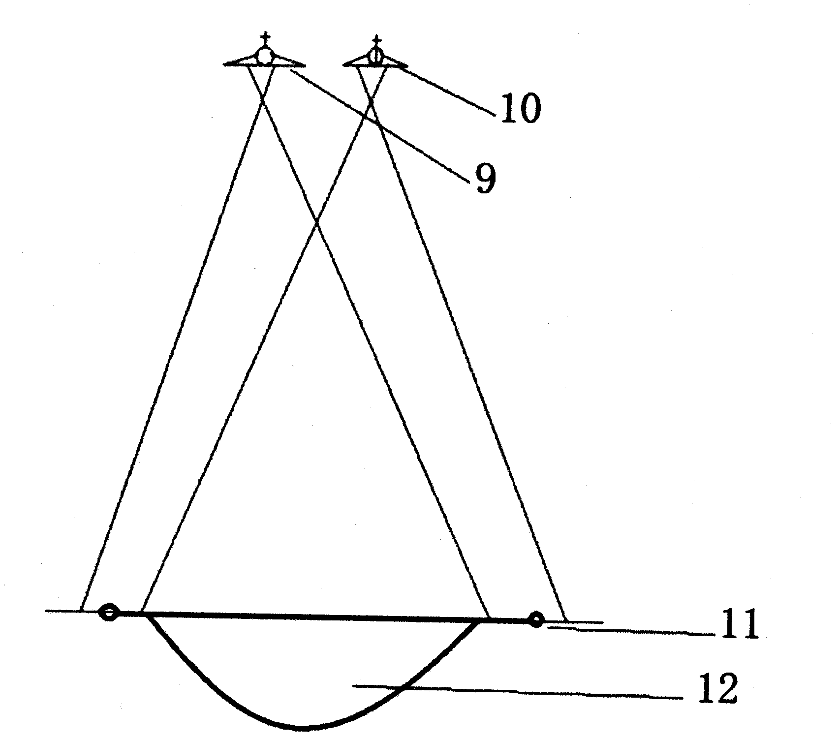 Method for measuring river channel by use of ground effect aircraft