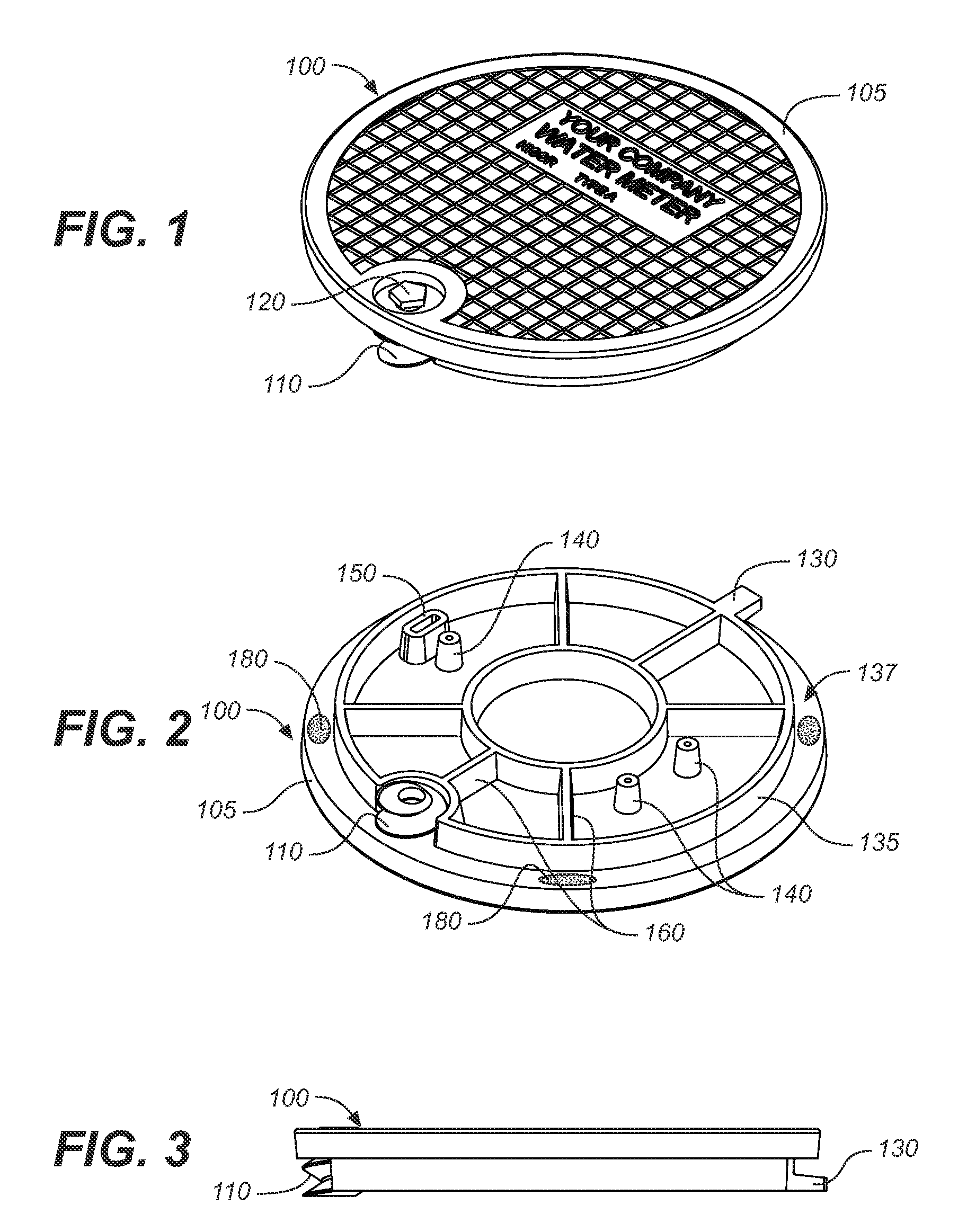 Meter cover for automated meter reading