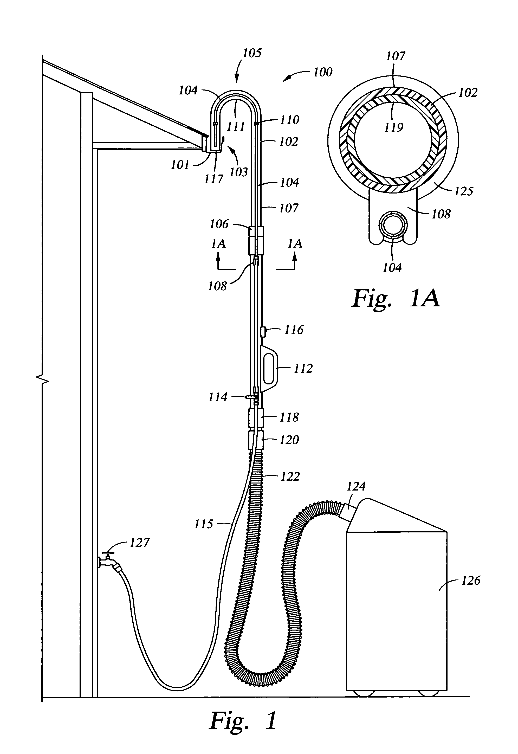 Apparatus for removing debris from gutters, troughs and other overhead open conduits