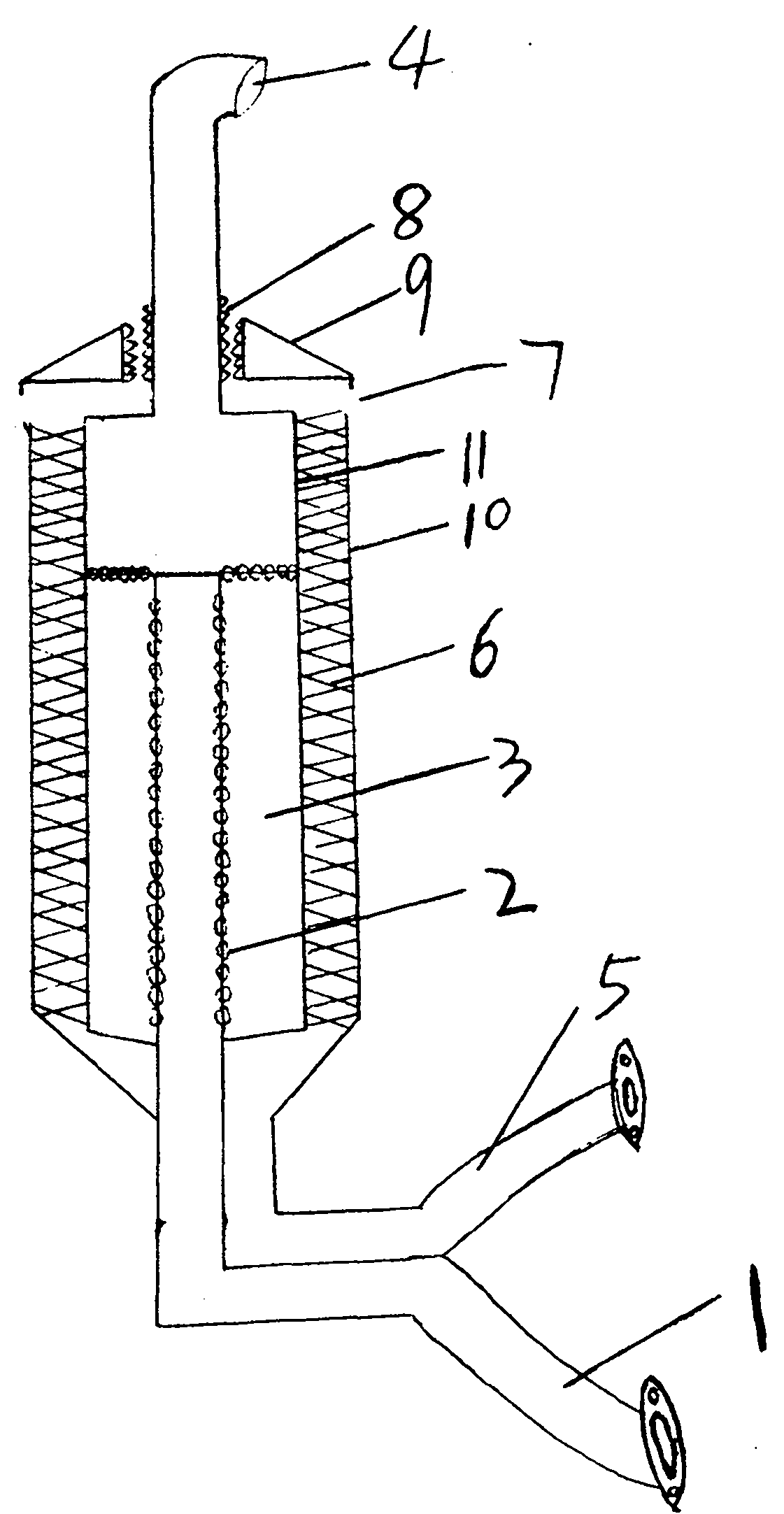 Air intake-exhaust integrated machine