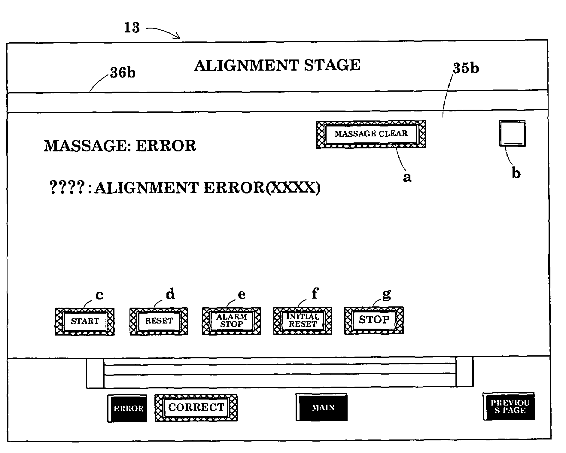 Error display system