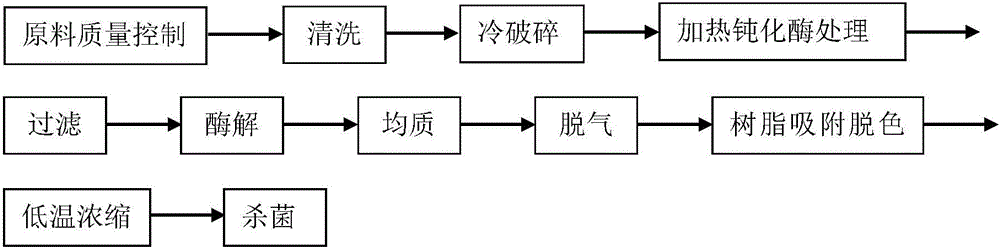 Technology for preparing clear concentrated apple juice