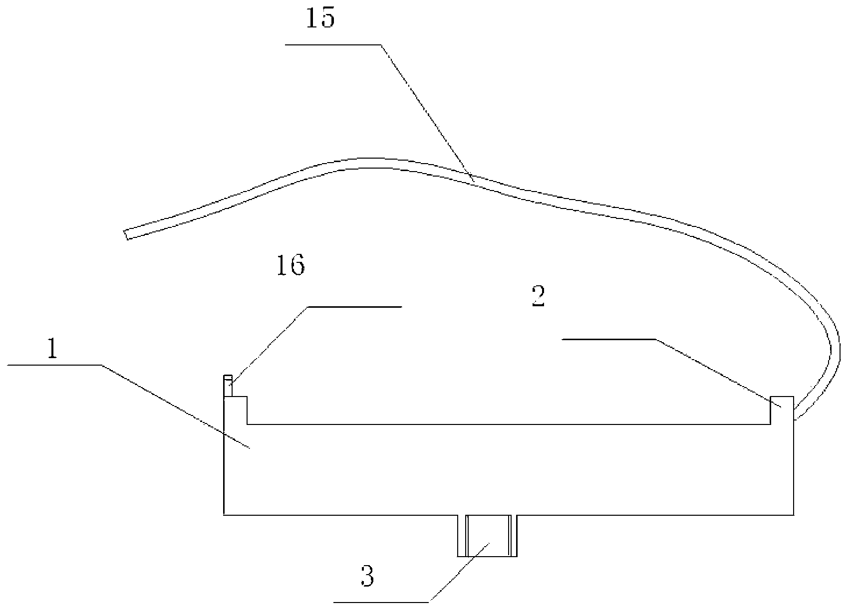 Dragging type height-adjustable projector rack