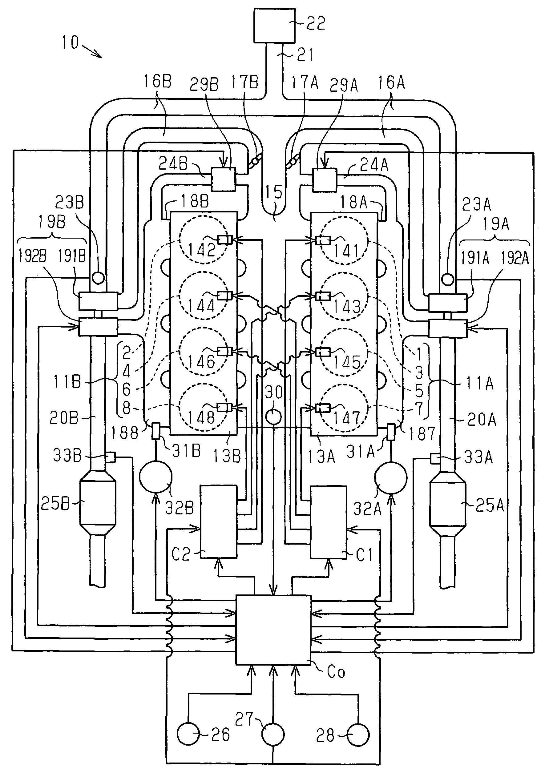 Exhaust gas purifying apparatus for internal combustion engine