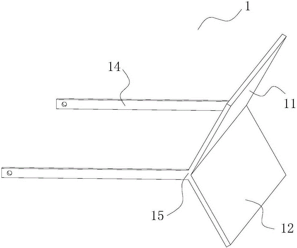 Air conditioner air deflector and air conditioner