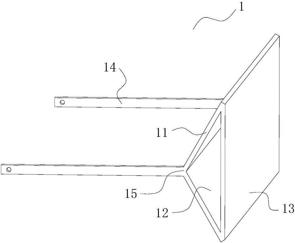 Air conditioner air deflector and air conditioner