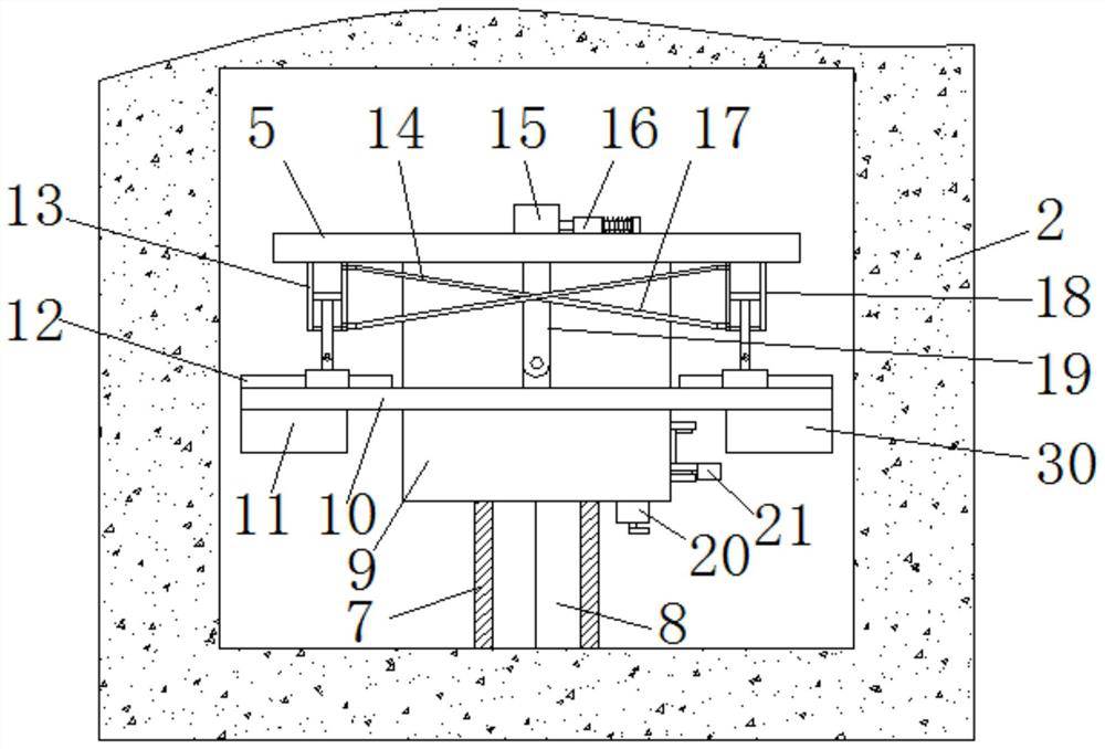 A simulation device for experiment of underground water-sealed oil depot