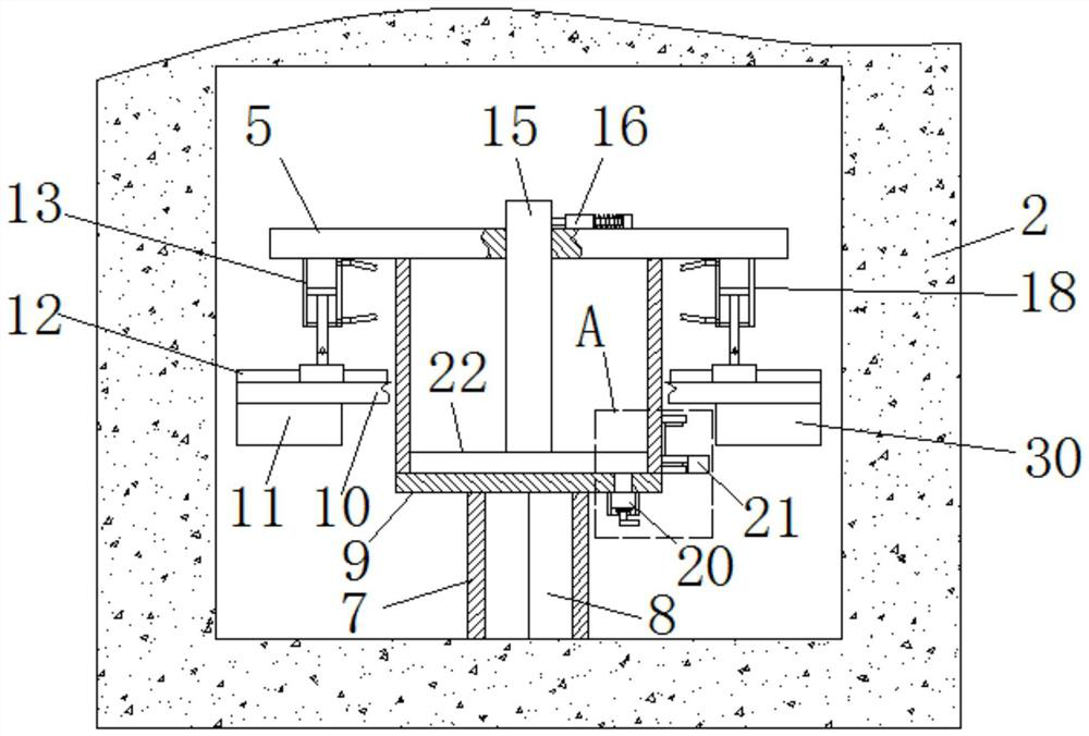 A simulation device for experiment of underground water-sealed oil depot