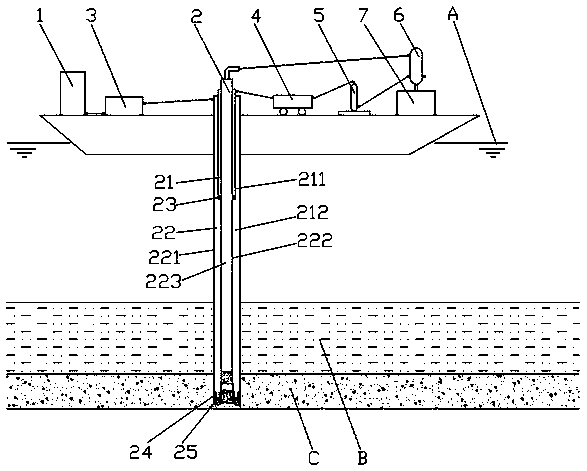 Continuous sampling apparatus and continuous sampling method for marine natural gas hydrate