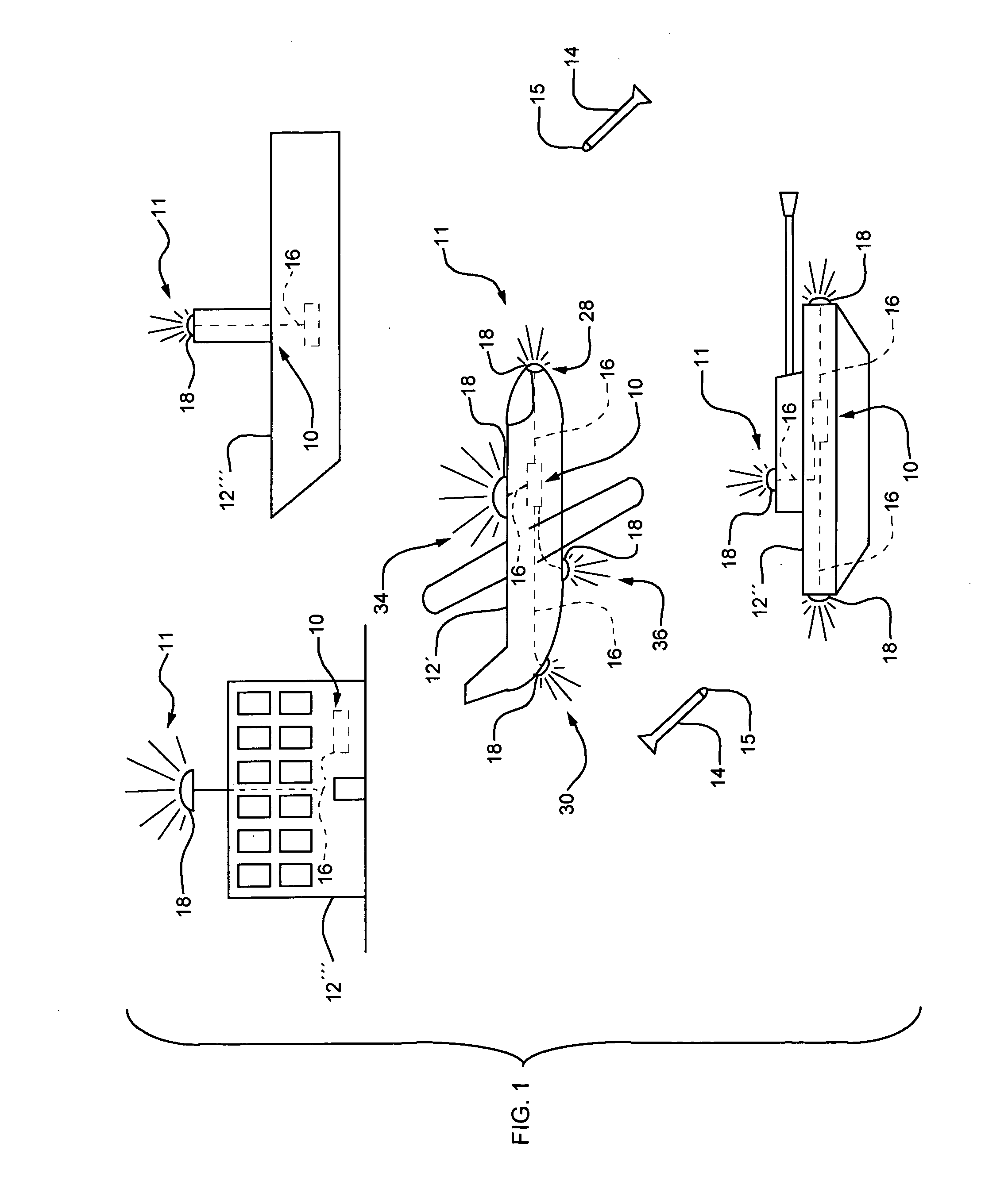 Non-directional laser-based self-protection