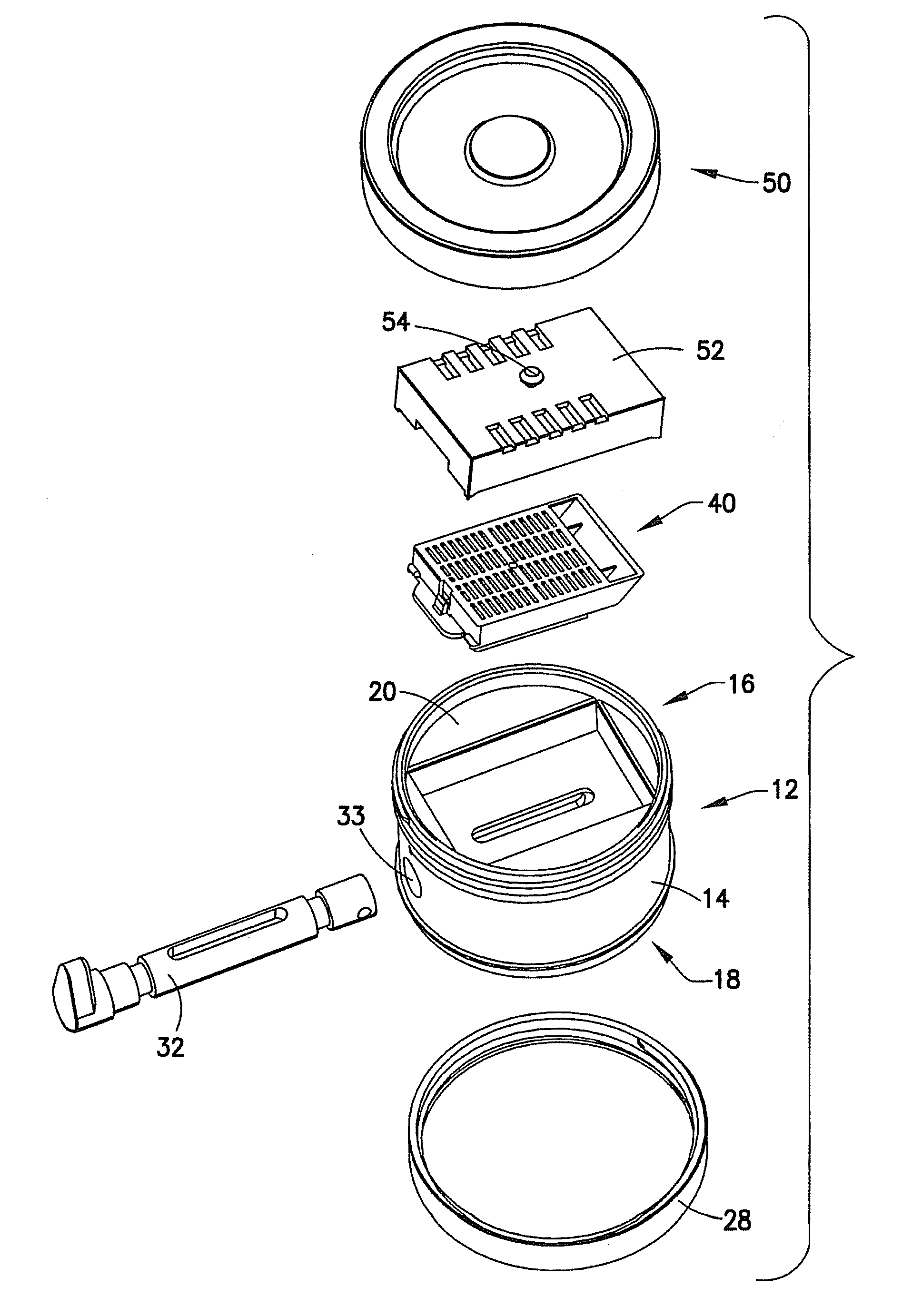 Fluid displacement tissue container for molecular and histology diagnostics