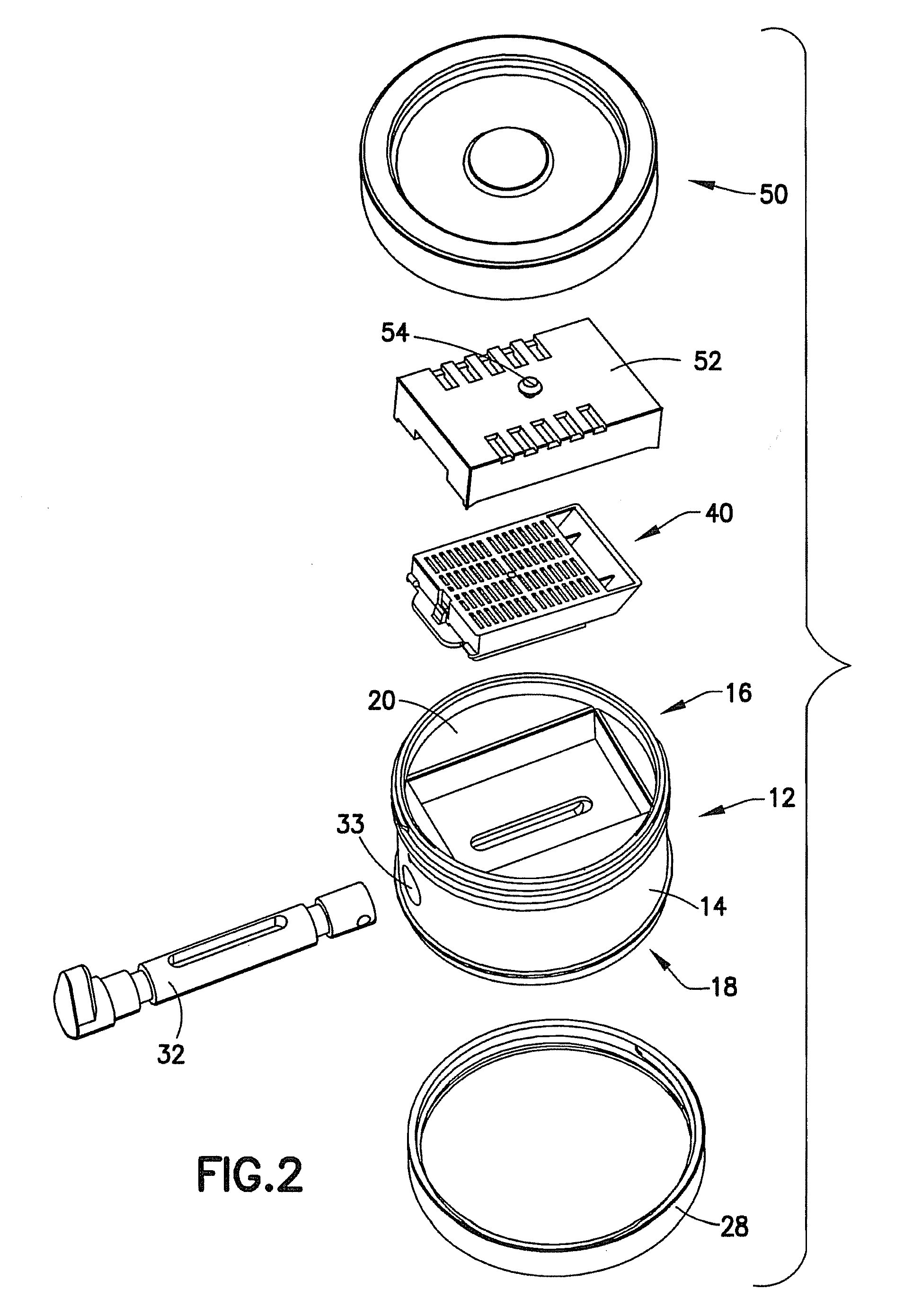 Fluid displacement tissue container for molecular and histology diagnostics