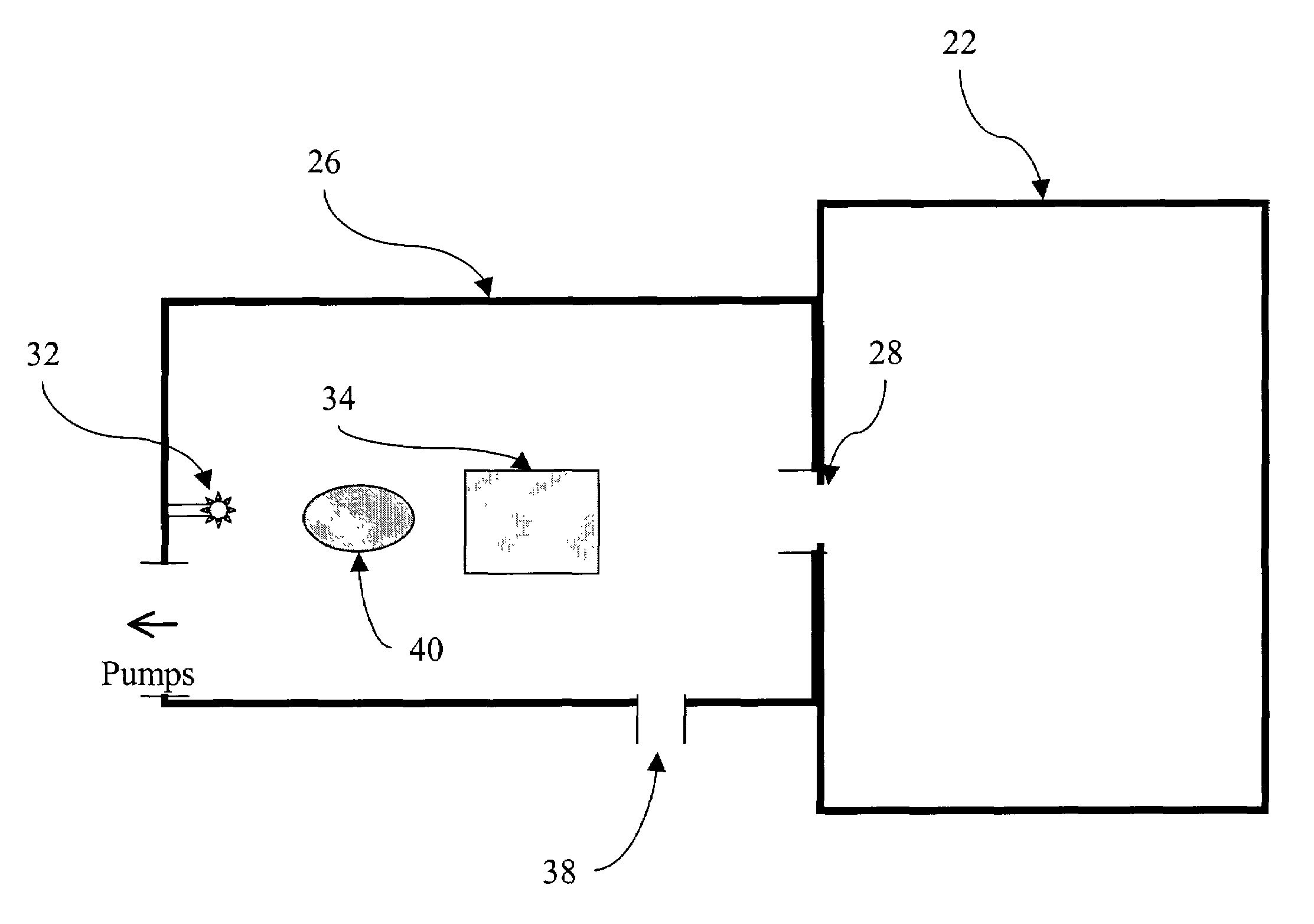 In-situ cleaning of light source collector optics