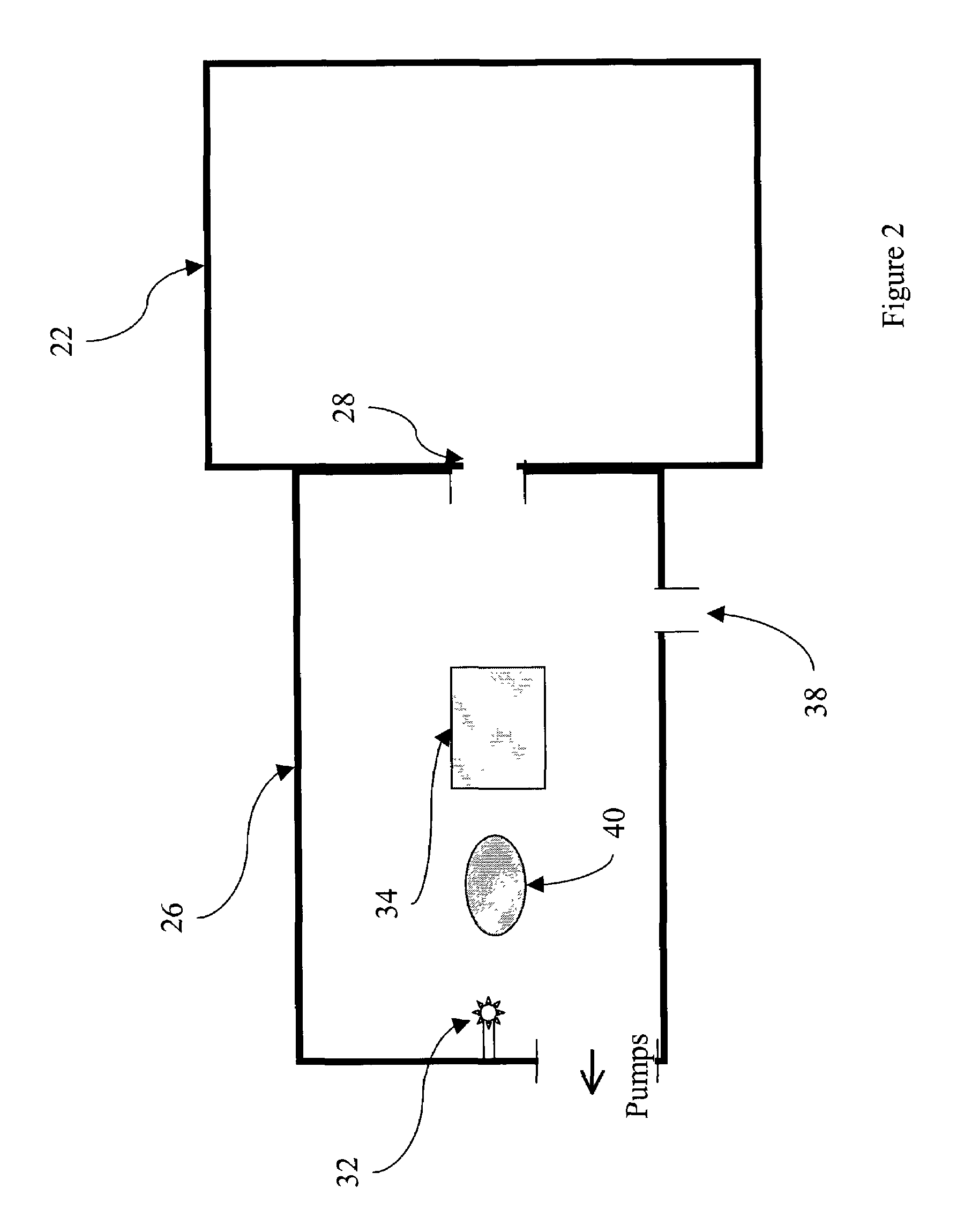 In-situ cleaning of light source collector optics