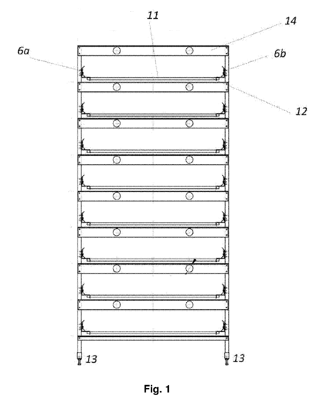 Apparatus and method for rearing or breeding of insects