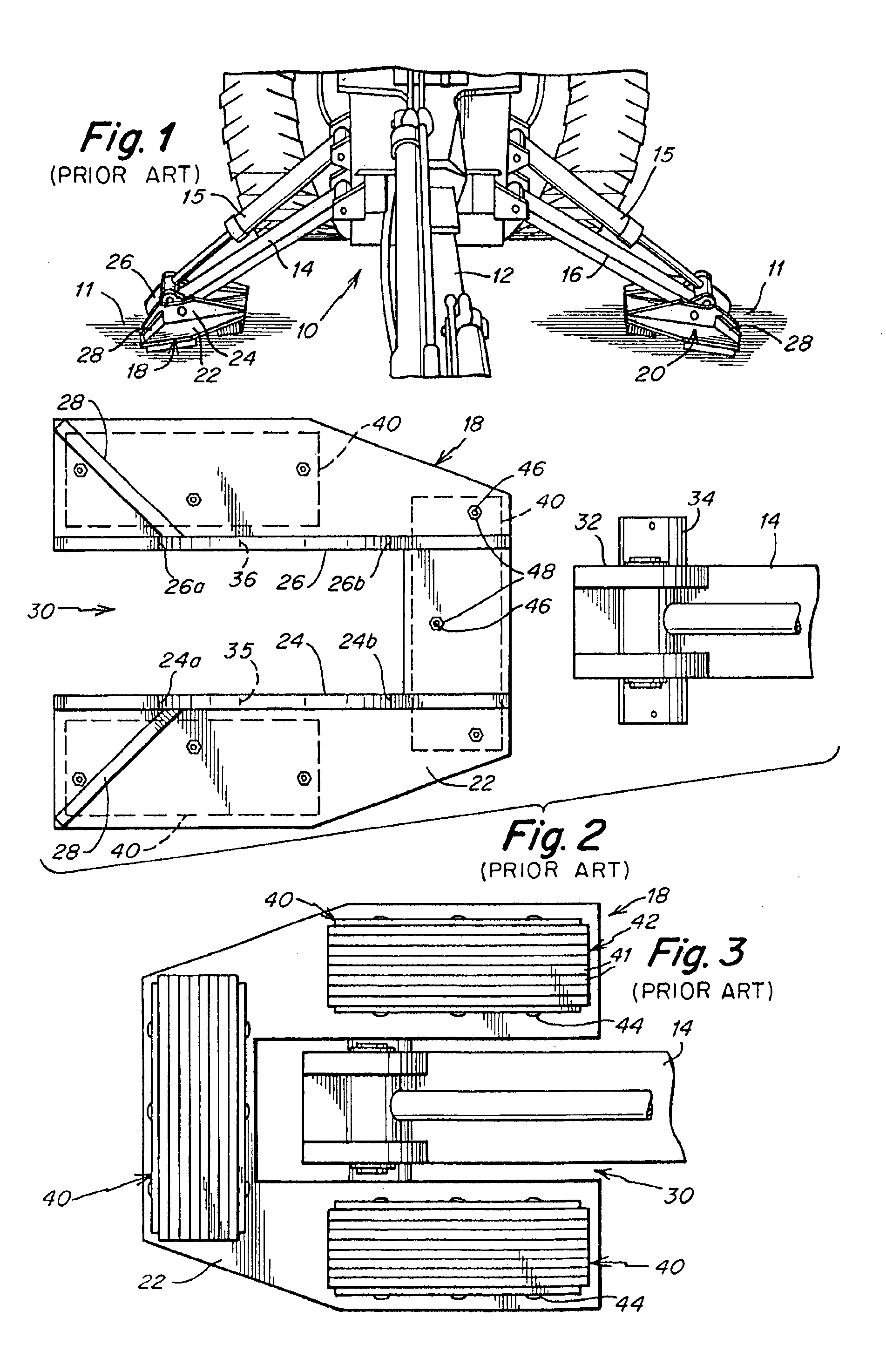 Stabilizer pad configurations