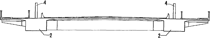 Bearing system hybrid combined girder cable-stayed bridge and its construction method