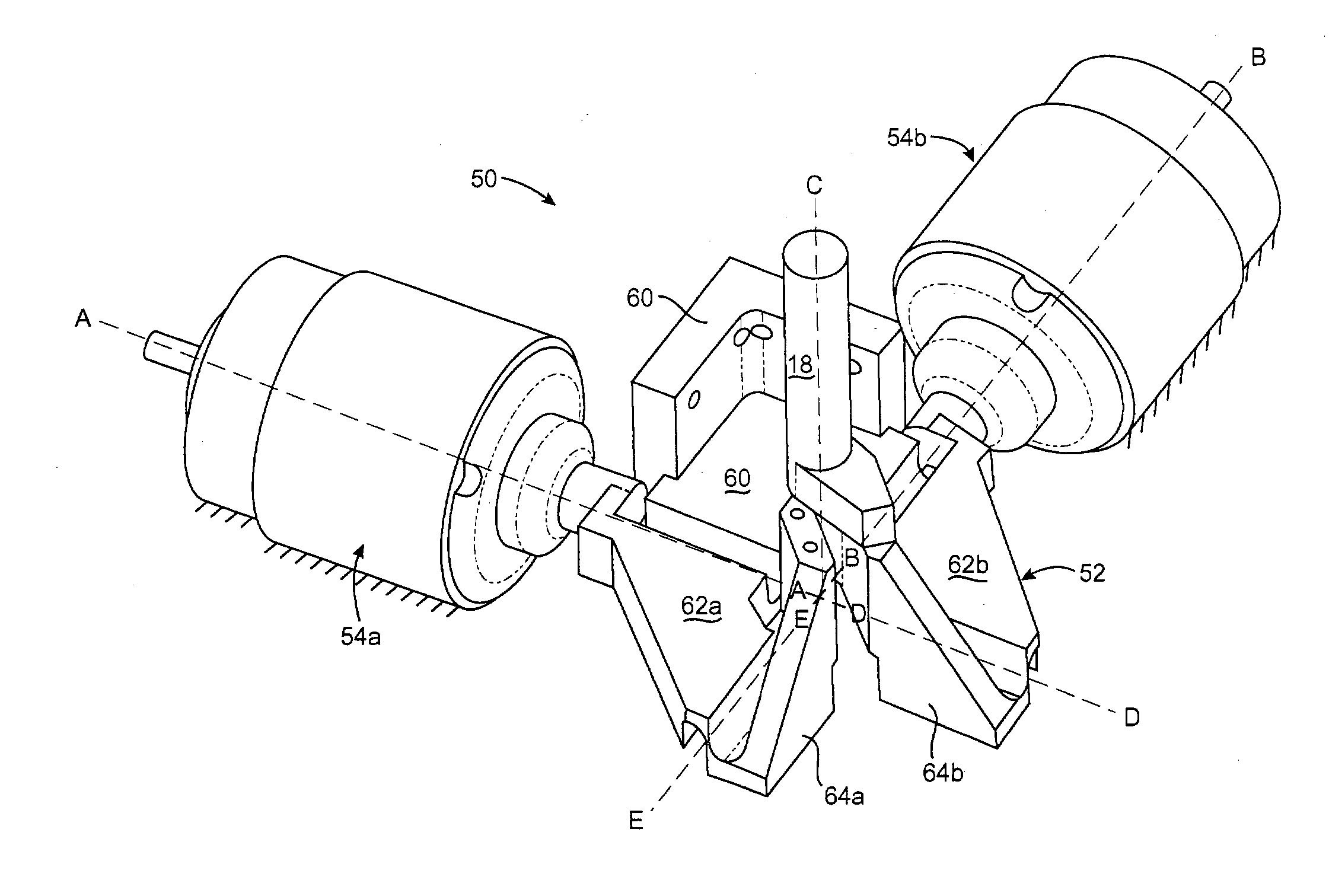 Flexure mechanism for interface device