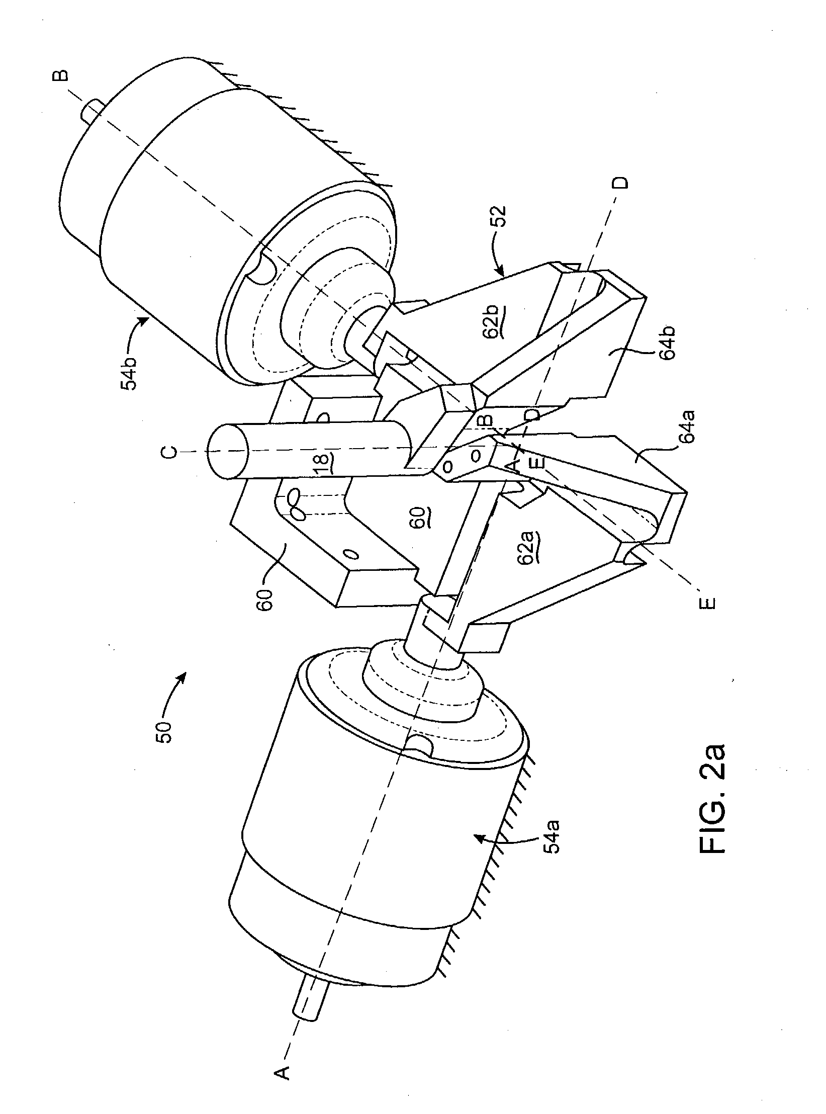 Flexure mechanism for interface device