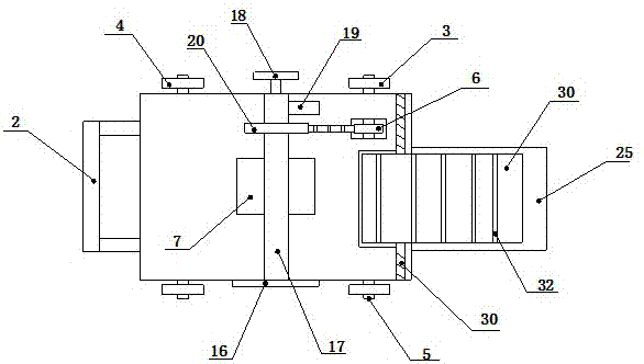 Hand-push type small-sized snow remover