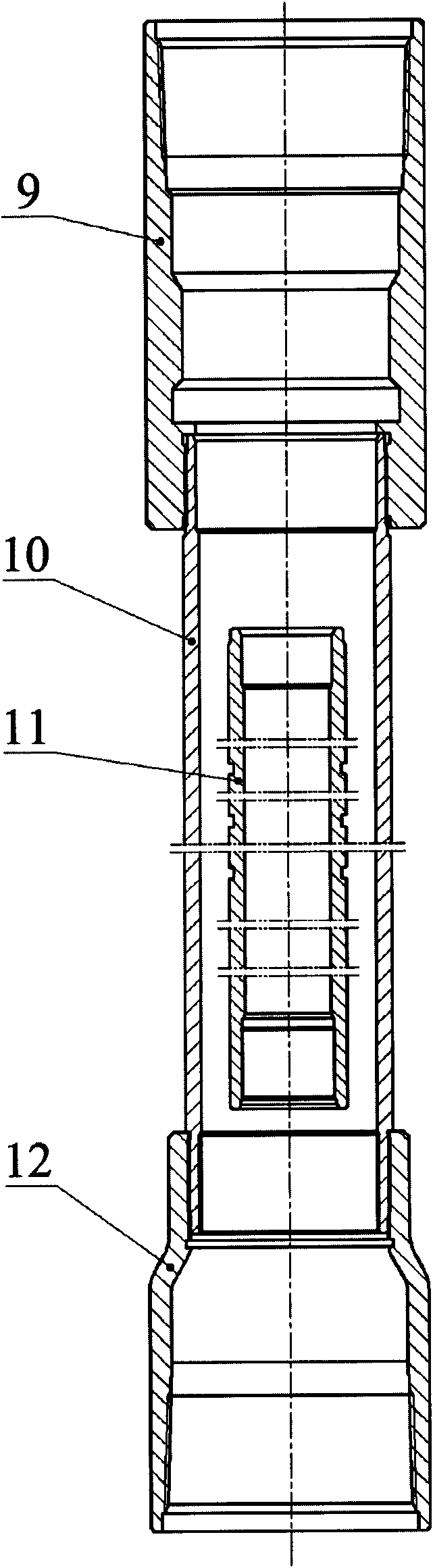 Long-plunger type dual-barrel coal-dust resistant discharging and extracting pump