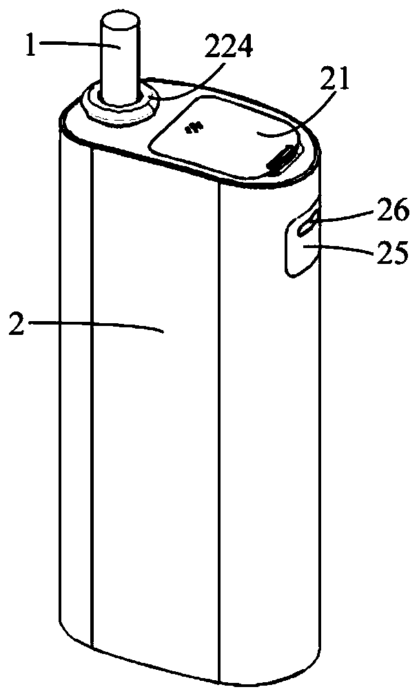 Heating cigarette and composite smoking set matched with heating cigarette